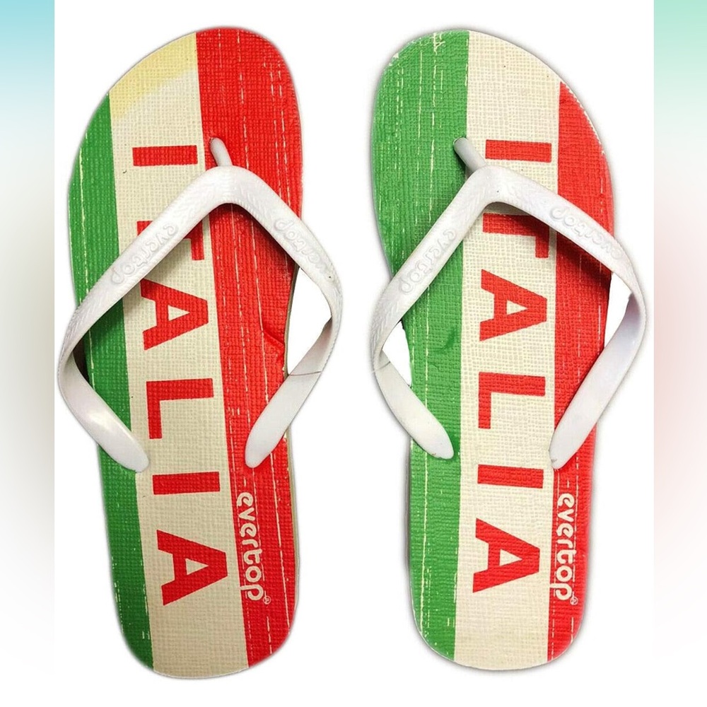 NEW Evertop Italia 🇮🇹 Flip Flop Sandals Italy